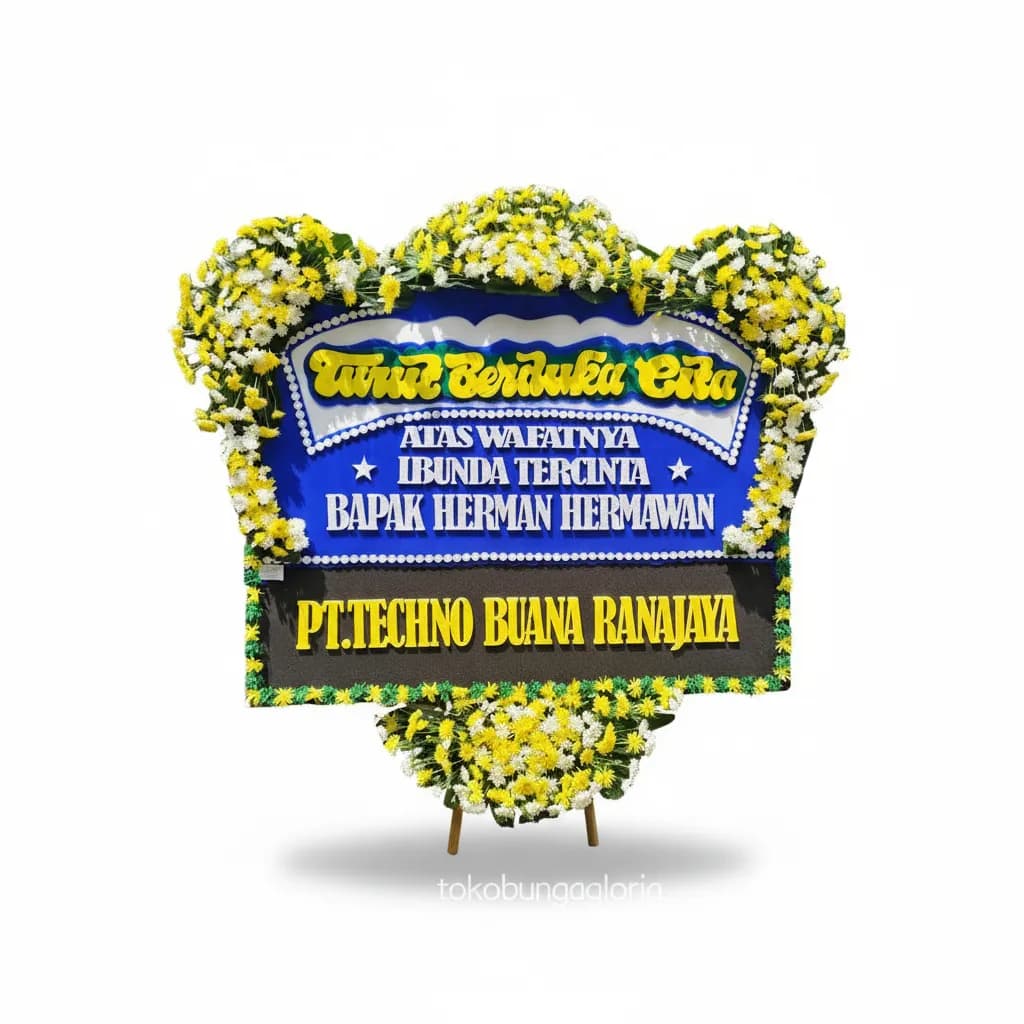 Bunga Papan Duka Cita 12