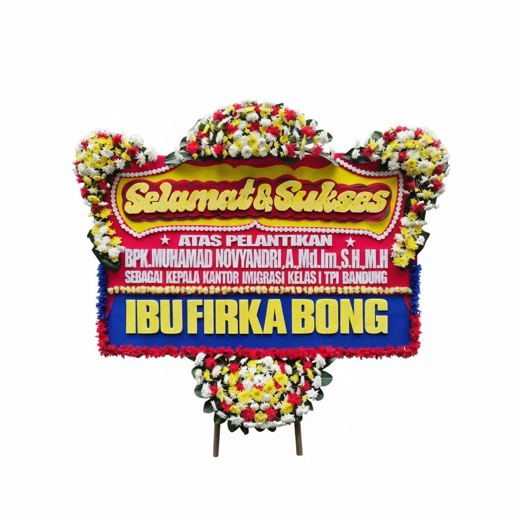 Bunga Papan Selamat dan Sukses 10