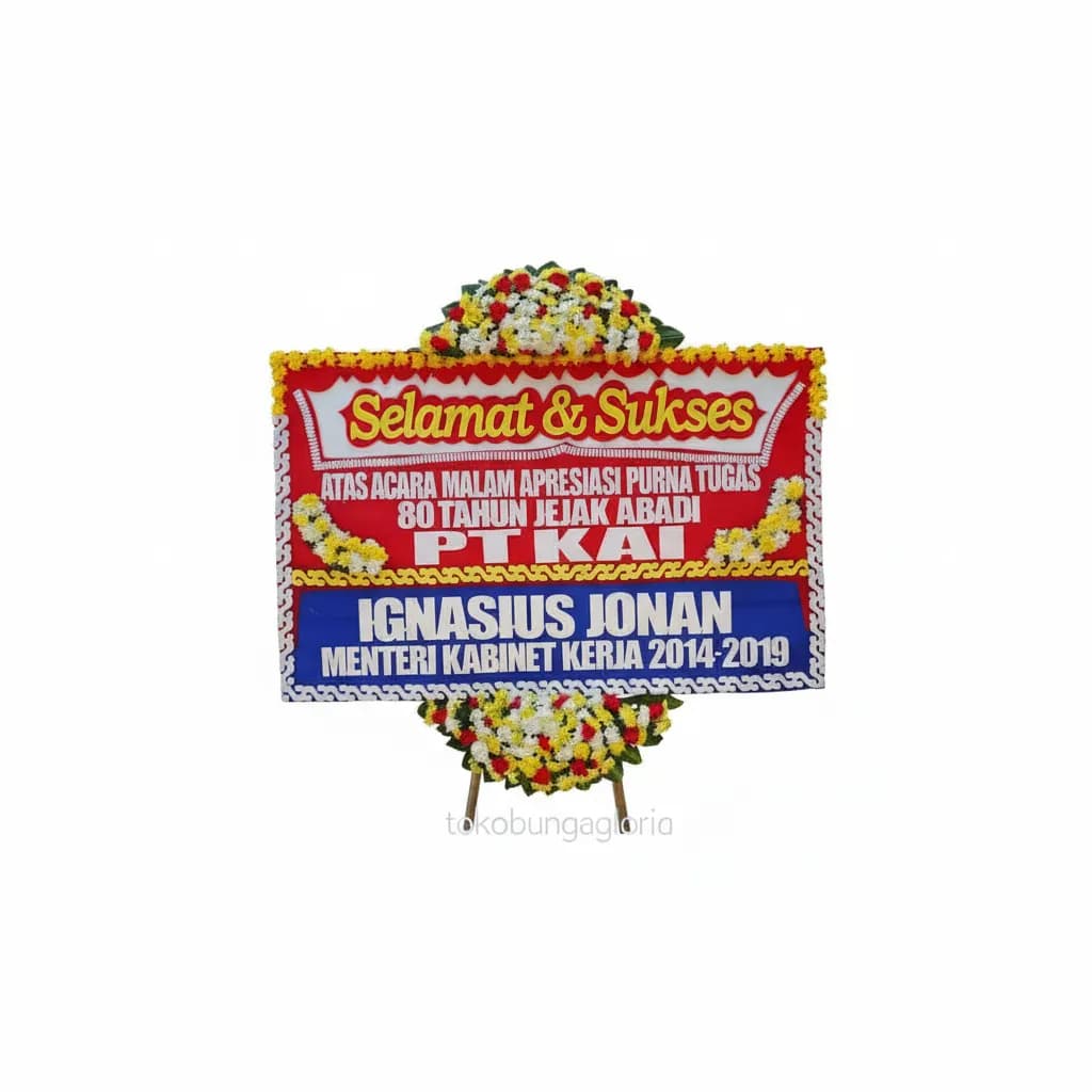 Bunga Papan Selamat dan Sukses 18