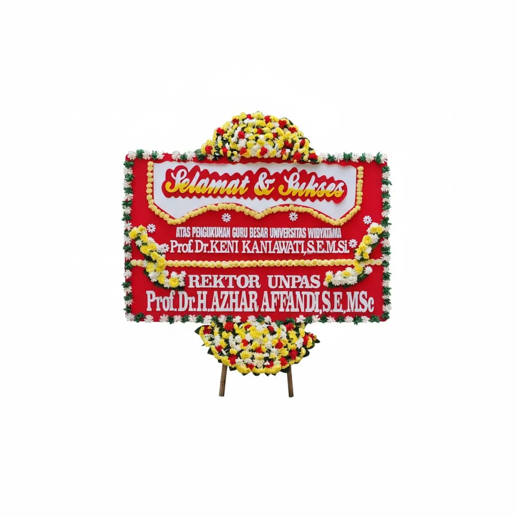 Bunga Papan Selamat dan Sukses 20