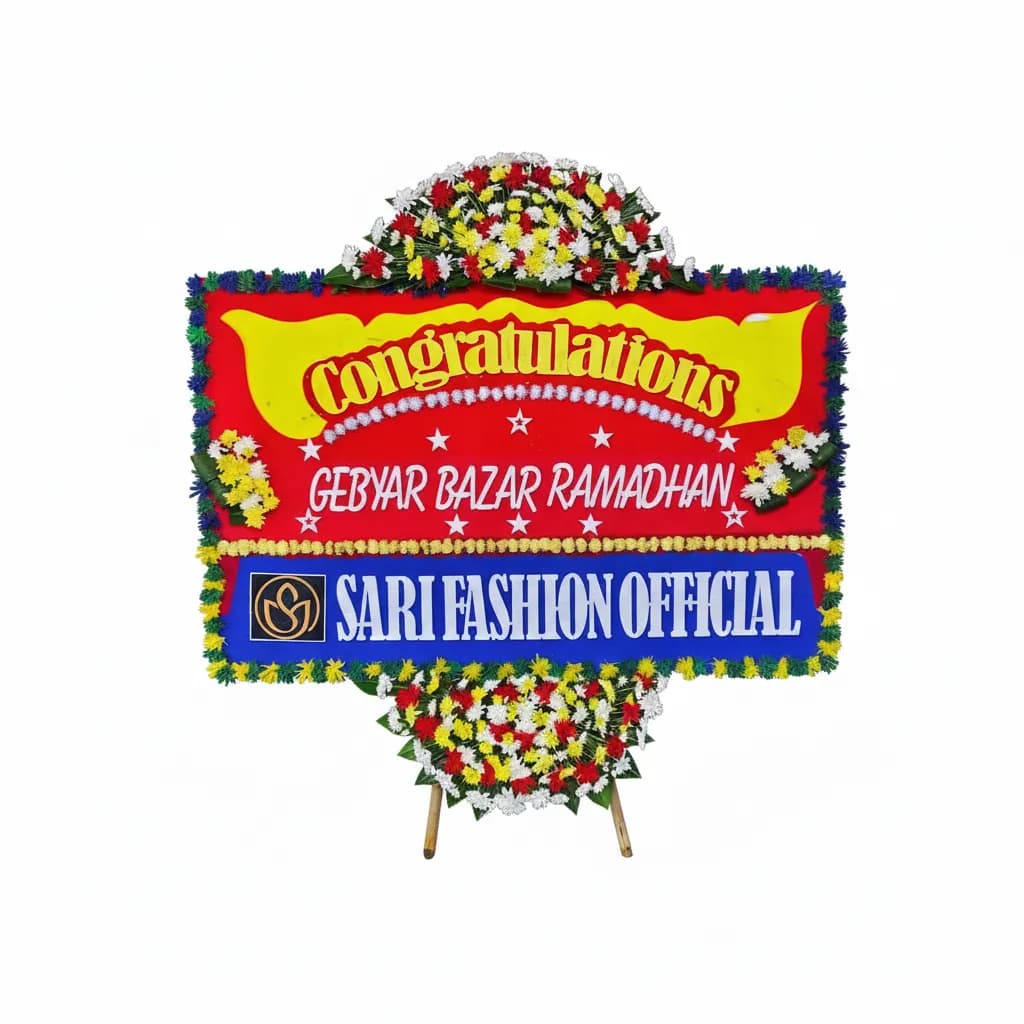 Bunga Papan Selamat dan Sukses 9